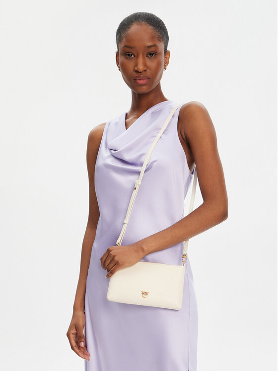 PINKO PINKO Τσάντα Flat Horizontal Mini PE 25 PCPL 104277 A0F1 Λευκό