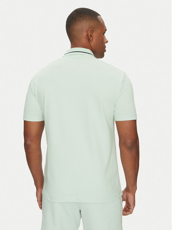 EA7 Emporio Armani EA7 Emporio Armani Тениска с яка и копчета 7M000184 AF13511 U9060 Син Regular Fit