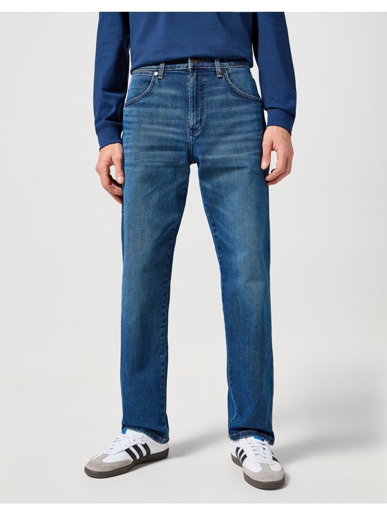 Wrangler Wrangler Jeansy 112356829 Niebieski Relaxed Fit