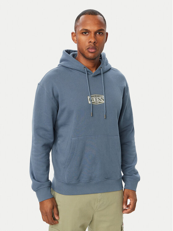 Guess Jeans Guess Jeans Bluza M6BQ12 K5459 Niebieski Regular Fit