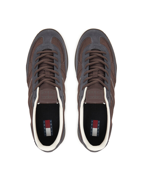 Tommy Jeans Tommy Jeans Sneakersy The Greenwich Edge Suede EM0EM01662 Brązowy