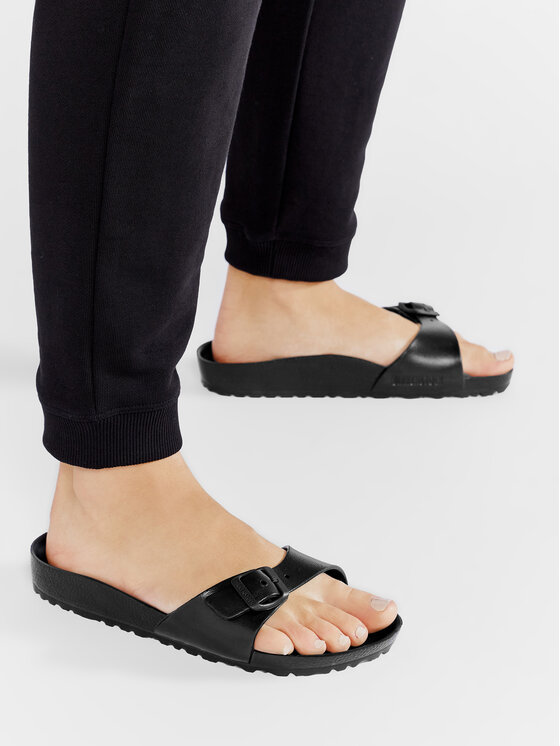 Birkenstock Birkenstock Natikači Madrit EVA 0128163 Črna
