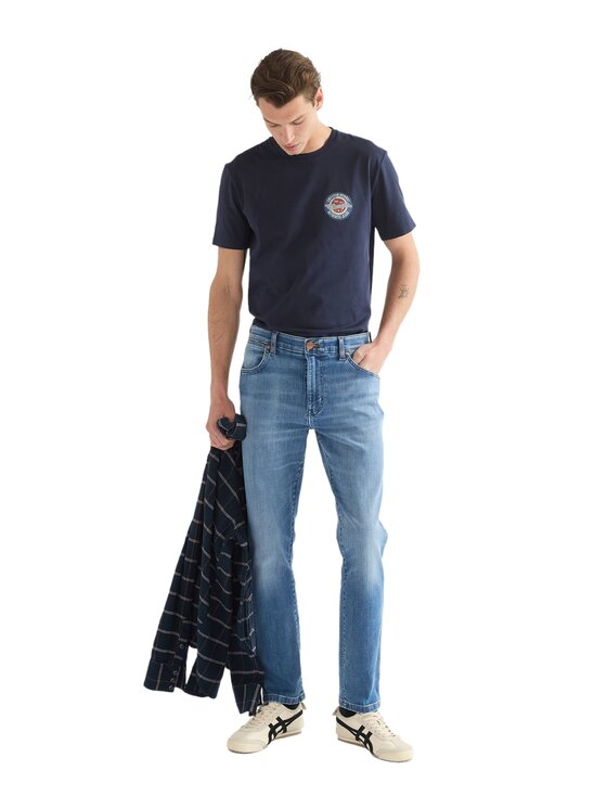 Wrangler Wrangler Jeansy 112386878 Niebieski Straight Leg