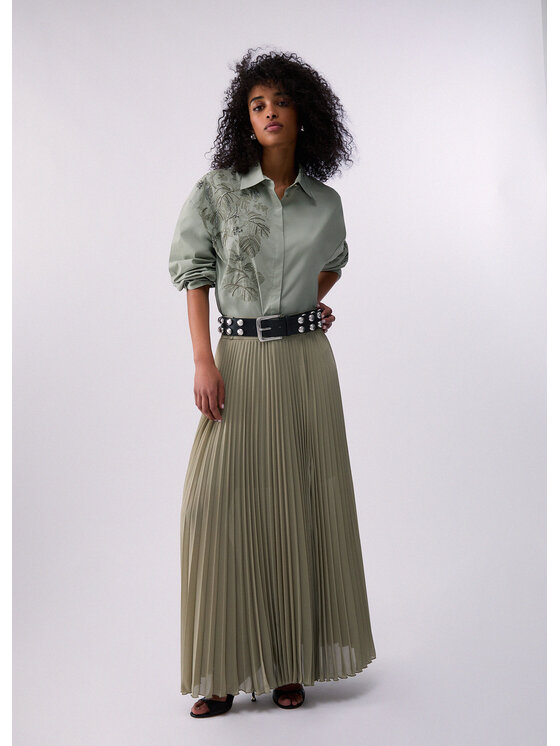 Liu Jo Liu Jo Camicia CA6287T039AP9639 Verde Loose Fit