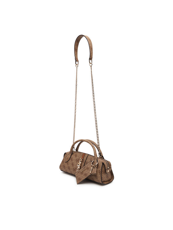 Guess Guess Torebka Yvonne Logo Mini HWSG23 78760 Brązowy jasny