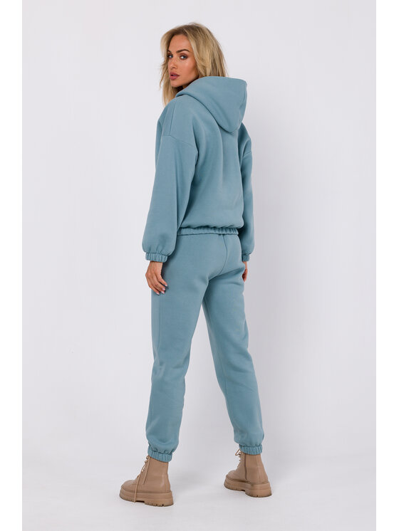 Made of Emotion Made of Emotion Mikina M759 Modrá Modern Fit