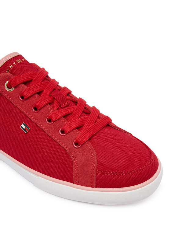 Tommy Hilfiger Tommy Hilfiger Kedai Th Low Vulc FW0FW09390 Raudona
