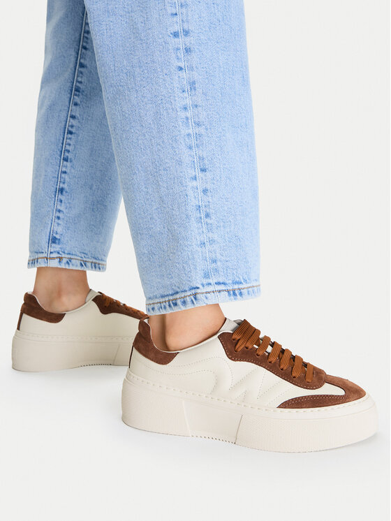 Weekend Max Mara Weekend Max Mara Sneakersy Wkatessile 2625766035 Kremowy