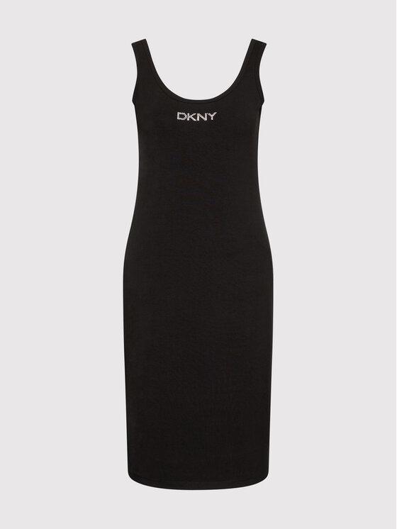 DKNY Sport DKNY Sport Každodenní šaty DP1D4465 Černá Slim Fit