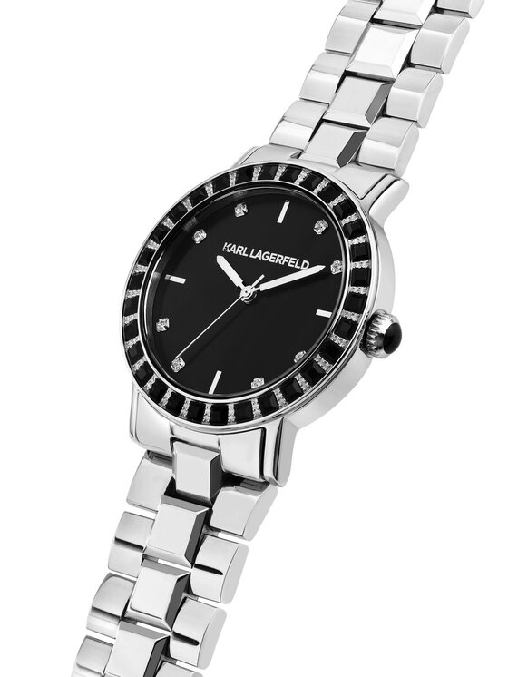 KARL LAGERFELD KARL LAGERFELD Zegarek R0553100510 Srebrny
