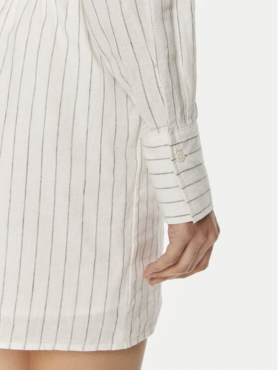 Gina Tricot Gina Tricot Vestito chemisier 22008 Bianco Regular Fit