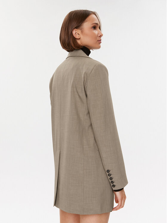 Herskind Herskind Marynarka Nat 4971519 Beżowy Regular Fit
