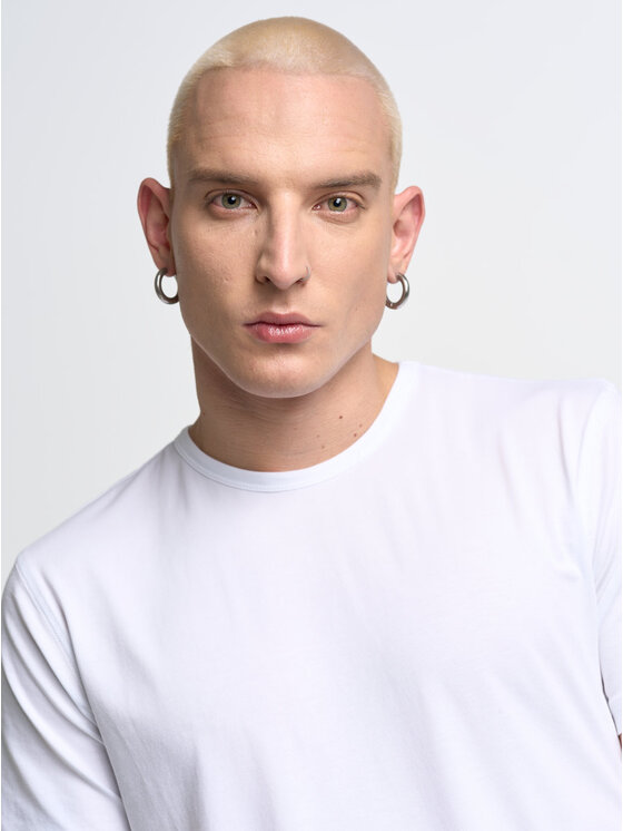 BIG STAR BIG STAR T-Shirt supiclassic_101 Biały Basic Fit