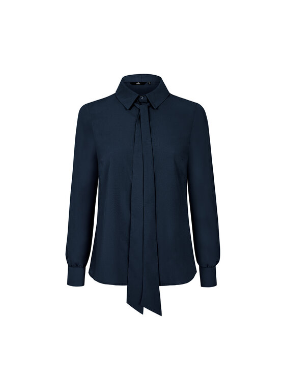 NIFE NIFE Halenka B142 Tmavomodrá Classic Fit