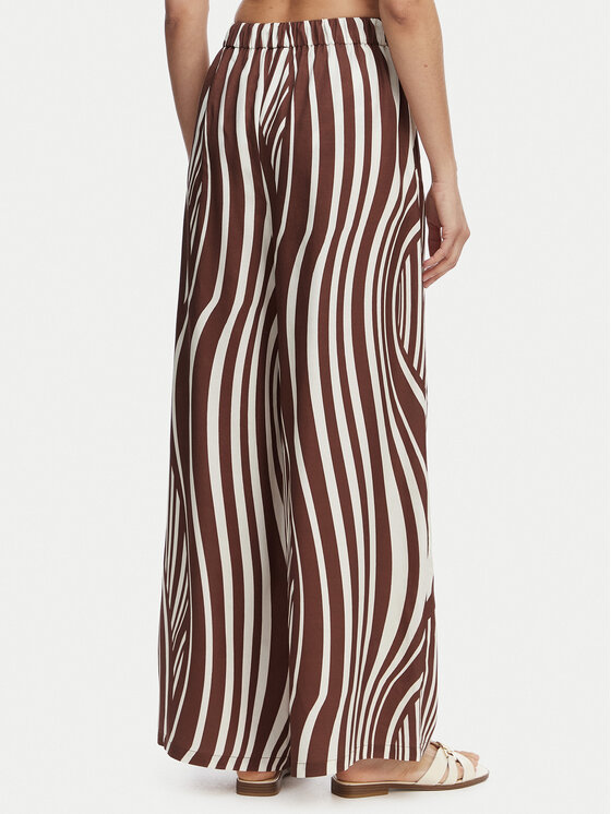 Seafolly Seafolly Hlače Coastline 55541-PA Smeđa Wide Leg
