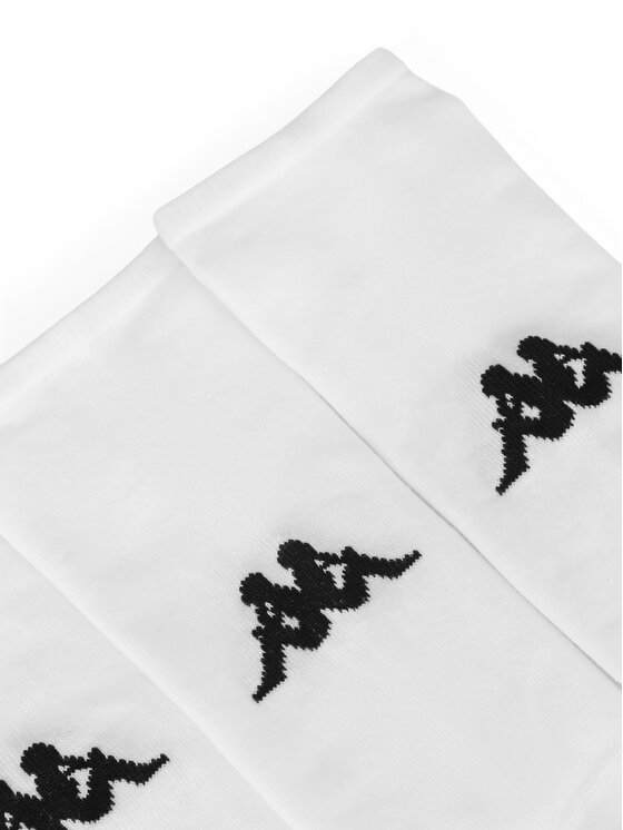 Kappa Kappa Žemos kojinės Z4441 AW24 (3-PACK) Balta