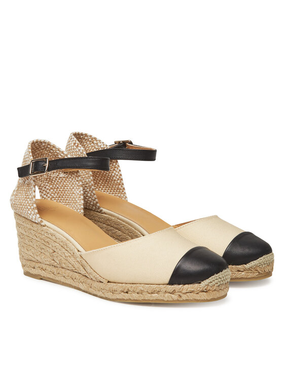 Castañer Castañer Espadryle Coraline/6/264025705 Beżowy