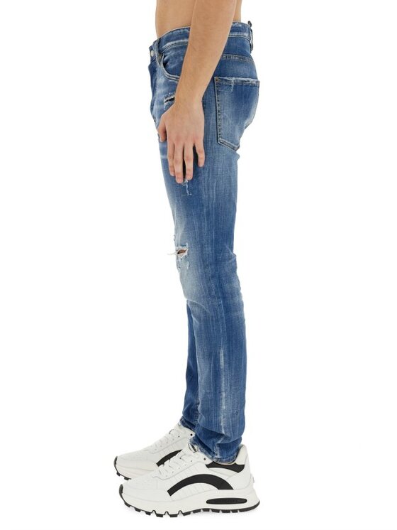 Dsquared2 Dsquared2 Jeansy S74LB1445 S30342 Modrá Slim Fit
