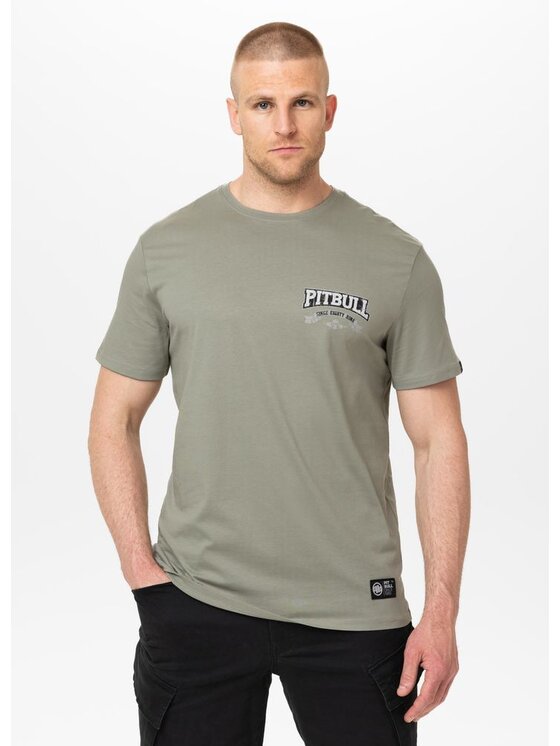 PITBULL PITBULL T-Shirt Koszulka męska TROUBLEMAKER 3XL Szary Regular Fit