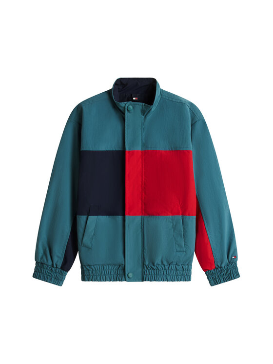 Tommy Hilfiger Tommy Hilfiger Übergangsjacke Flag KB0KB10457 Dunkelblau Regular Fit