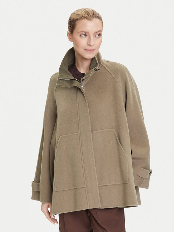 MAX&Co. MAX&Co. Volneni plašč Letizia 2526086071200 Zelena Oversize