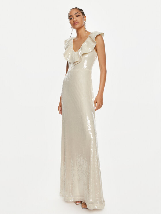 Robe cocktail ecru on sale