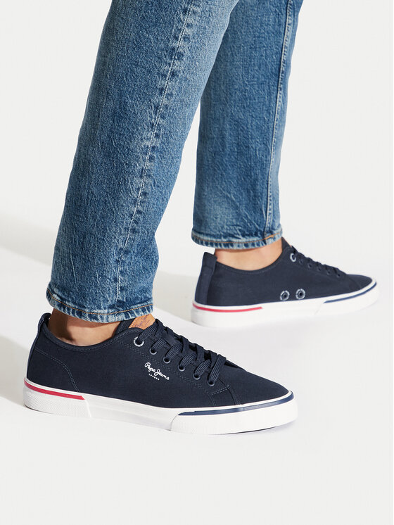 Pepe Jeans Pepe Jeans Πάνινα παπούτσια Kenton Smart 22 PMS30811 Σκούρο μπλε