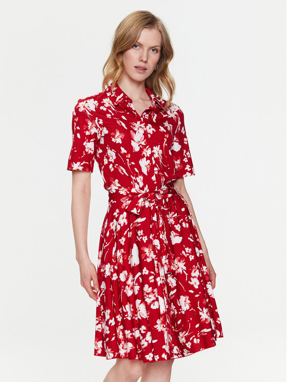 MAX&Co. MAX&Co. Haljina košulja Francia 76212223 Crvena Regular Fit