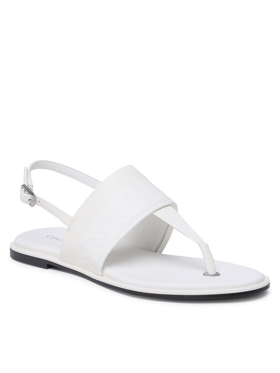 Calvin Klein Calvin Klein Sandalen Almond Tp Sandal HW0HW01536 Écru