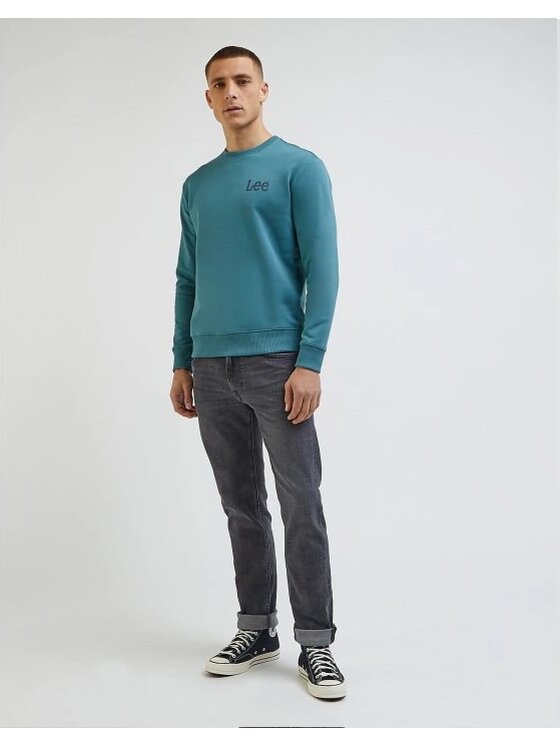 Lee Lee Felpa SWS Blu Regular Fit