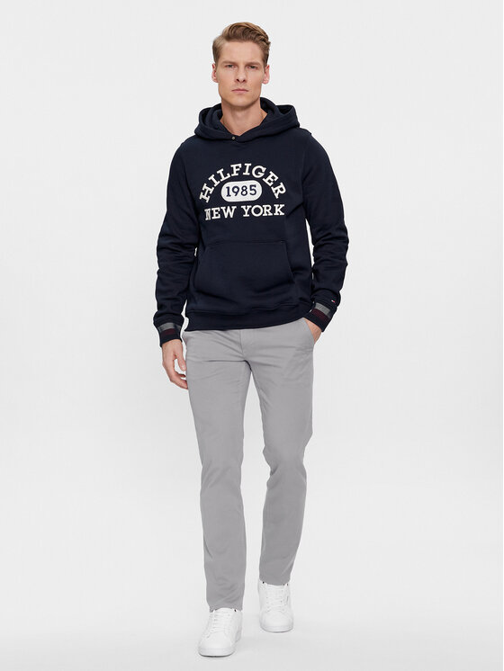 Tommy Hilfiger Tommy Hilfiger Mikina Collegiate MW0MW32682 Tmavomodrá Regular Fit