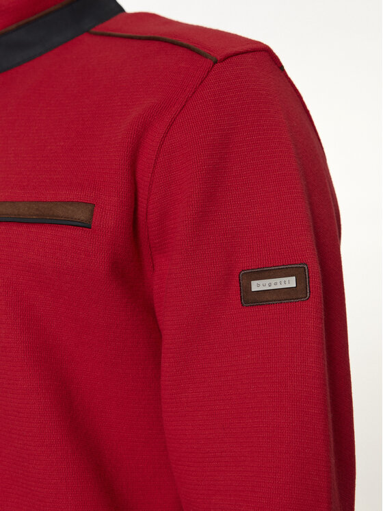 Bugatti Bugatti Sweatshirt 8500 65050B Rot Regular Fit