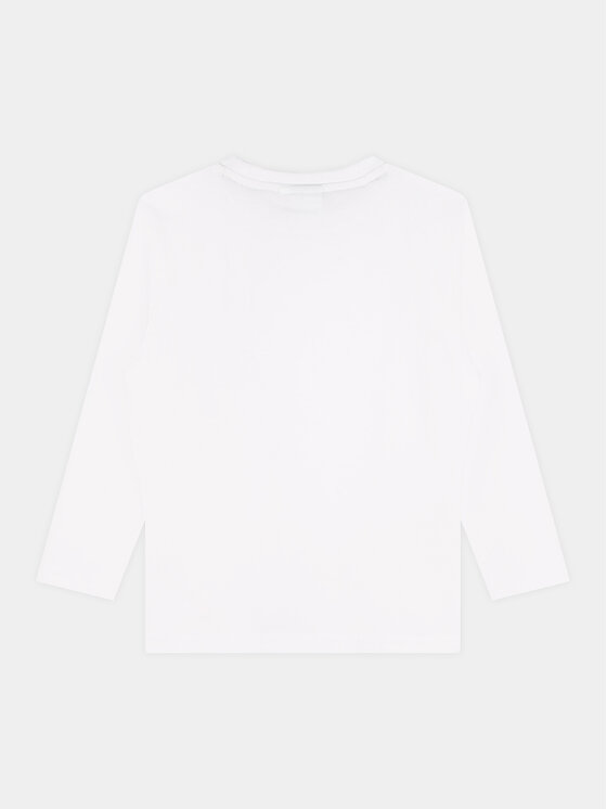 BOSS Boss Blúzka J25O68 D Biela Regular Fit