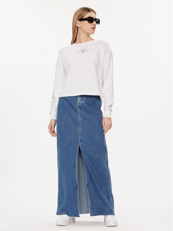 Tommy Jeans Tommy Jeans Teksaselik Claire DW0DW17673 Tumesinine Regular Fit