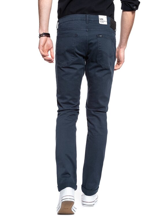 Lee Lee Jeansy LUKE Niebieski Slim Fit