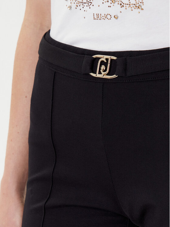 Liu Jo Liu Jo Παντελόνι υφασμάτινο MF5143 J9189 Μαύρο Regular Fit
