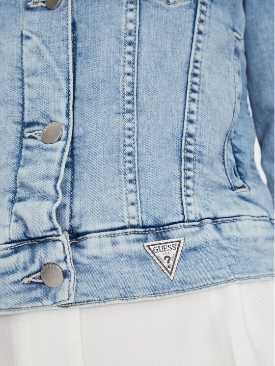 Guess Guess Farmer kabát W5RN01 D5L71 Kék Regular Fit