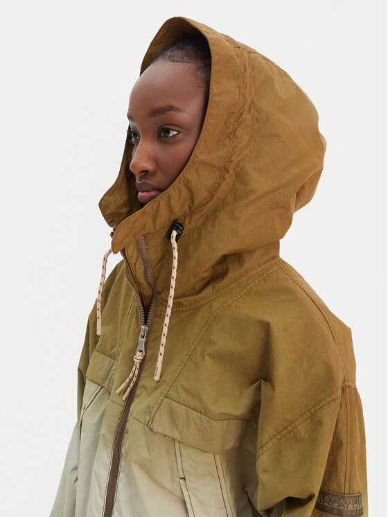 Napapijri Napapijri Übergangsjacke A-Traveler Short DW NP0A4I6GG3A1 Grün Regular Fit