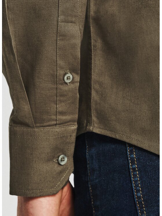 Pako Lorente Pako Lorente Koszula P26SF-1X-005 Zielony Slim Fit