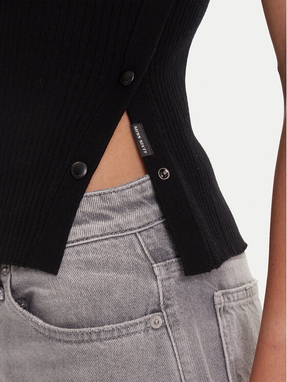 Miss Sixty Miss Sixty Dolčevita 6S1RJ37100 Crna Slim Fit