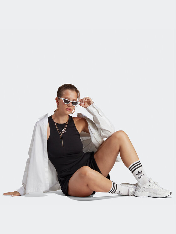 adidas adidas Marškinėliai adicolor Essentials IB9110 Juoda Slim Fit