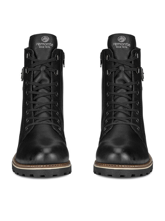 Remonte Remonte Schnürstiefeletten D8475-01 Schwarz