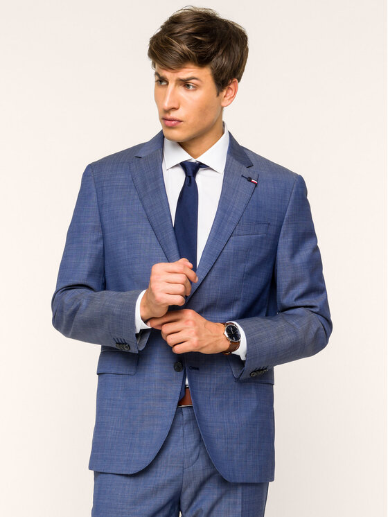 Tommy Hilfiger Tailored Sakko TT0TT05493 Dunkelblau Regular Fit 