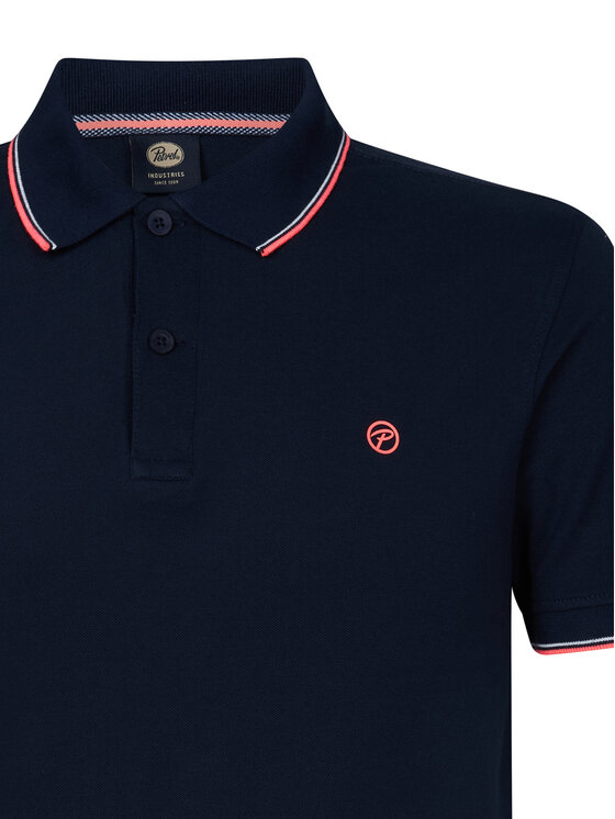Petrol Industries Petrol Industries Tricou polo M-ROS-POL003 Bleumarin Regular Fit