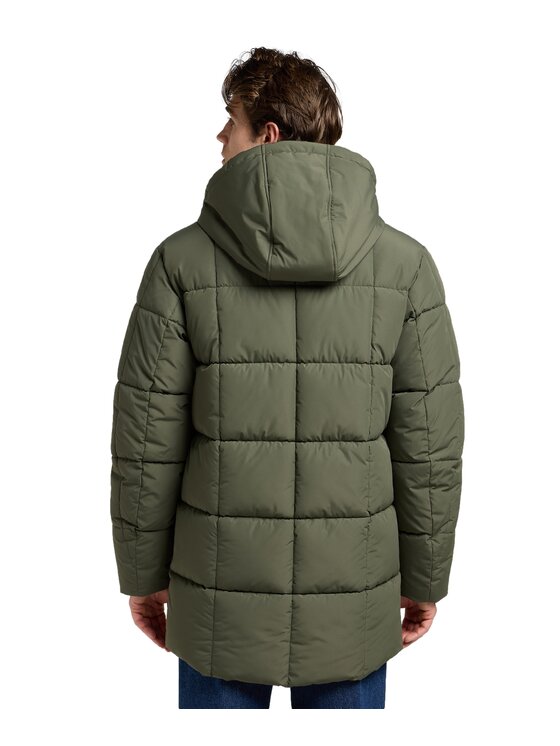 Lee Lee Kurtka puchowa 112371323 Zielony Regular Fit