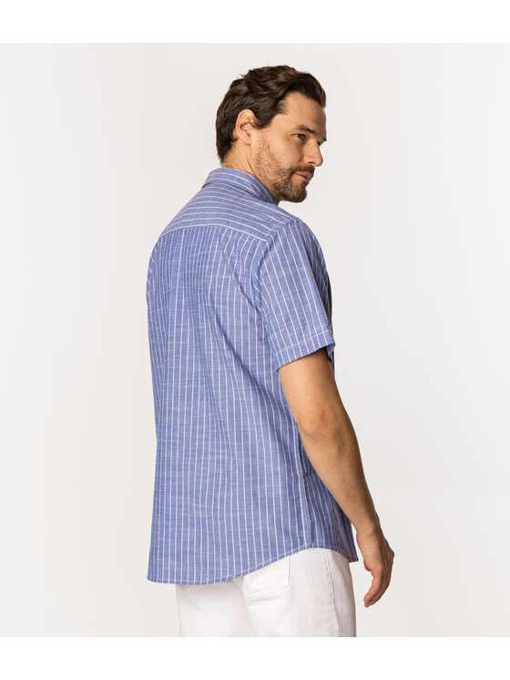 Lee Cooper Lee Cooper Koszula WILL2 1136 Niebieski Regular Fit