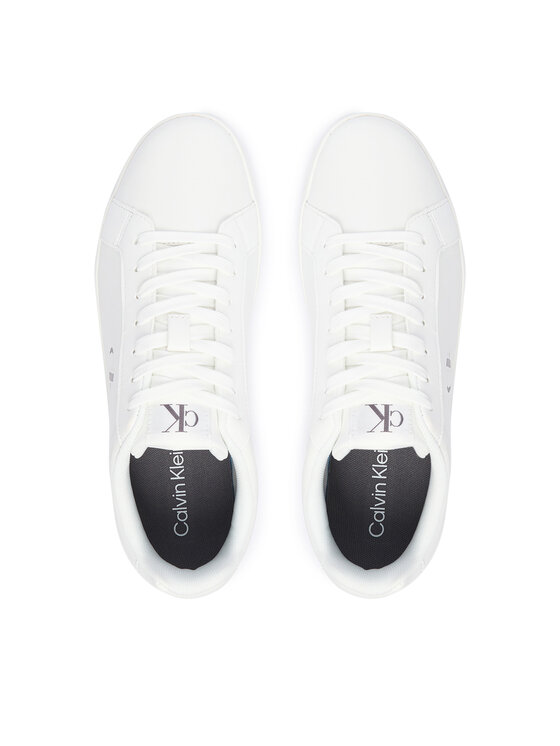 Calvin Klein Calvin Klein Sneakersy 3 Cupsole Derby Pu Tmb HM0HM02331 Biela