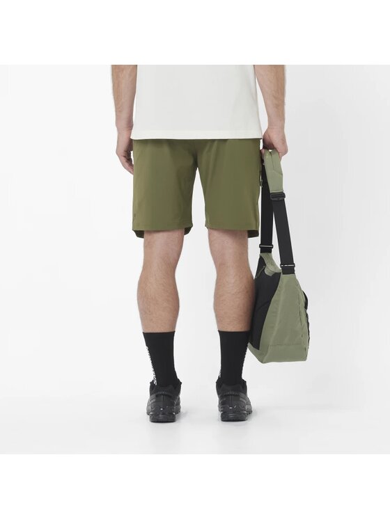 Salomon Salomon Szorty sportowe WAYFARER 2.0 SHORTS M Zielony Regular Fit