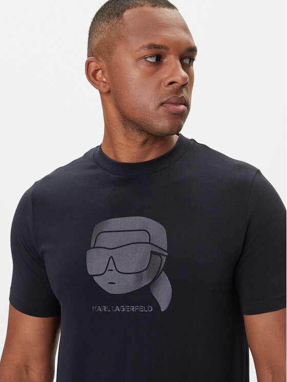 KARL LAGERFELD KARL LAGERFELD T-shirt 755032 554221 Tamnoplava Regular Fit