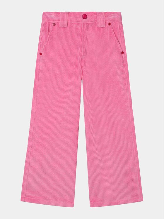 Marc Jacobs Marc Jacobs Spodnie materiałowe W14333 Różowy Flare Fit